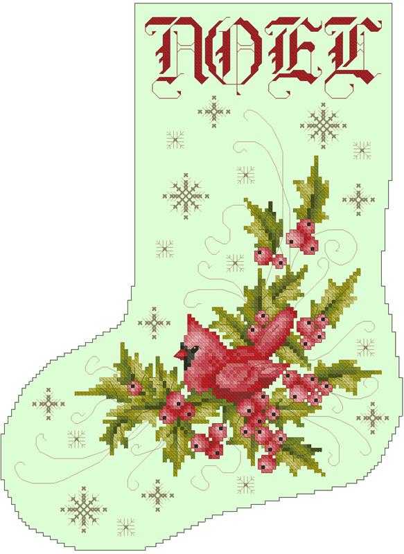(image for) Noel Cardinal Stocking